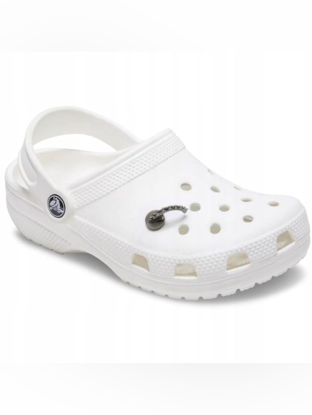 Crocs Jibbitz Silver Studded Arch Metal Shoe Charm ONLY